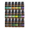MABUA 18 Essential Oil Set with 20 Holes Case 100% Diffuser Lavender Lemon Peppermint TeaTree Argan Frankincense Bergamot Lemon view 1