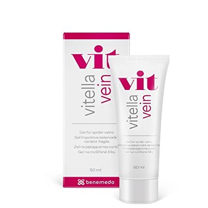 Vitella Vein VIT Benemedo - Spider, Varicose Veins - Developed with Dermatologists - 50ml