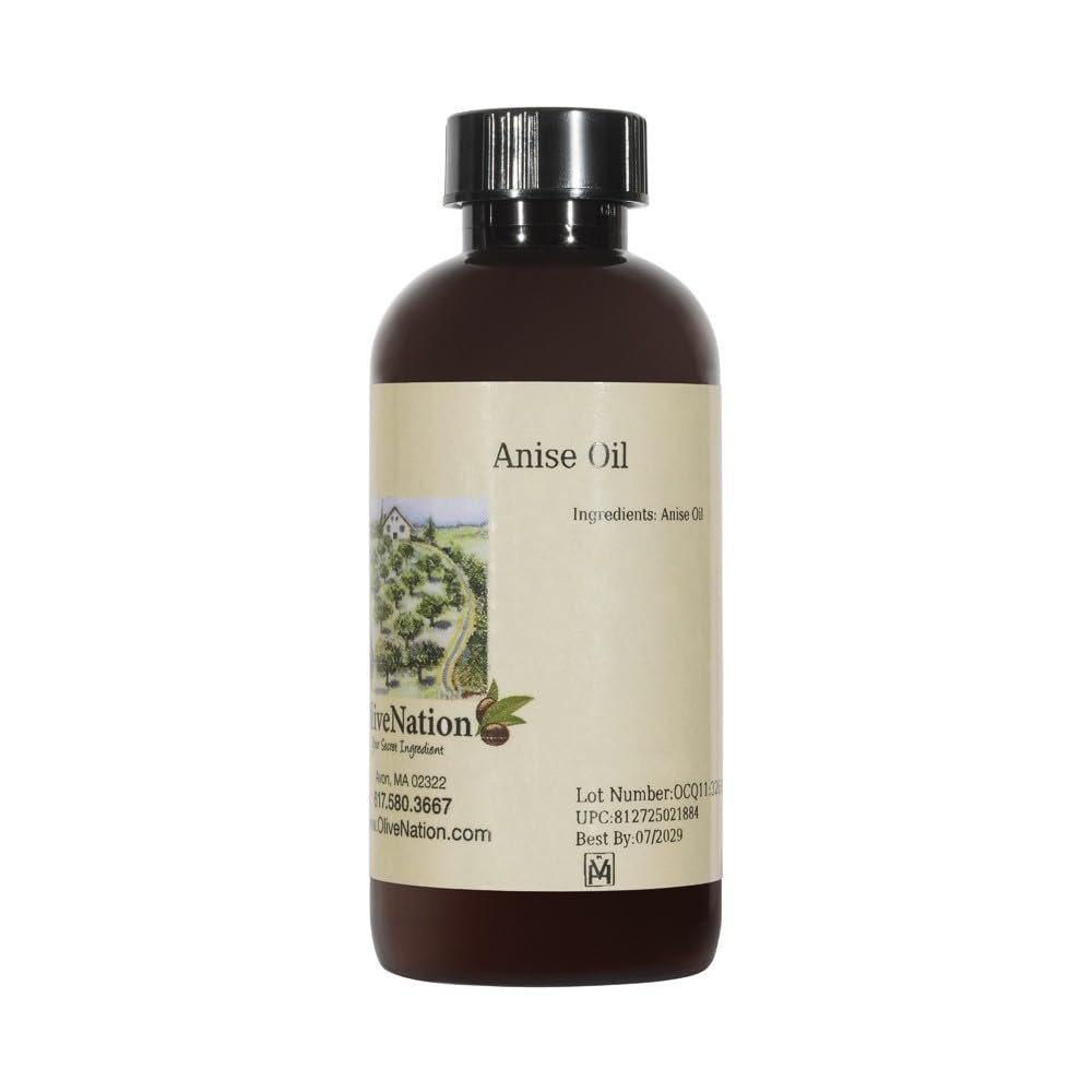 OliveNation Anise Oil, Food Grade Star Anise Essential Oil for Cooking or Flavoring - 16 ounces