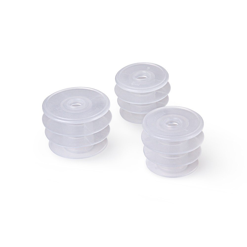 Apothecary Products Oral Syringe Adapter Plugs | Compatible with 3, 4, 6, 8 Oz Oval | 24 mm | Pack of 50