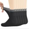 Yomandamor Men's Diabetic Ankle Socks with Seamless Toe and Non-Binding Top,6 Pairs L Size(10-13) view 1