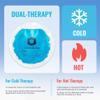 ICEWRAPS Reusable Round Ice Packs for Injuries, Hot & Cold Gel Therapy Packs, Soft & Flexible Compress for Pain Relief and Recovery, Pack of 5, Blue, FSA-HSA Eligible view 4