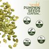 Harvested For You Sea Salted Sprouted Pumpkin Seeds, 22oz Bag, Non GMO, Paleo, Gluten Free, Vegan, Organic, Plant Based, Keto view 4