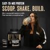 Animal Whey Isolate Protein Powder - Loaded for Pre & Post Workout Muscle Builder and Recovery with Digestive Enzymes for Men & Women - 25g Protein, Great Taste, Low Sugar - Cookies & Cream 4 lbs view 4