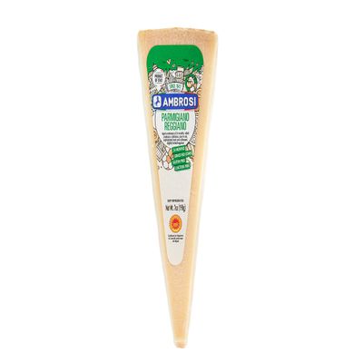 Ambrosi Parmigiano Reggiano Over 24 Months Wedge (Grass Fed, Gluten Free, Lactose Free) -- Pack of 6 --