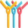 FLUXY Oral Sensory Toys for Kids and Toddlers, Stimulation Motor Therapy Aid with Soft, Flexible Textures, Build Tongue and Mouth Strength, Relieve Stress and Fidgeting (Combo - 3 Pack) view 1