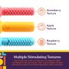 FLUXY Oral Sensory Toys for Kids and Toddlers, Stimulation Motor Therapy Aid with Soft, Flexible Textures, Build Tongue and Mouth Strength, Relieve Stress and Fidgeting (Combo - 3 Pack) view 2