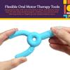 FLUXY Oral Sensory Toys for Kids and Toddlers, Stimulation Motor Therapy Aid with Soft, Flexible Textures, Build Tongue and Mouth Strength, Relieve Stress and Fidgeting (Combo - 3 Pack) view 4