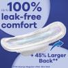 Always Ultra Thin Feminine Pads for Women, Size 5, Extra Heavy, Overnight Absorbency with Wings, (92 Count Total) view 4