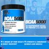 Evlution EVL BCAAs Amino Acids Powder - BCAA Powder Post Workout Recovery Drink and Stim Free Pre Workout Energy - 5g Branched Chain Amino Acids Supplement for Men - Blue Raz. view 3