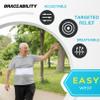 BraceAbility Rib Injury Binder Belt - Universal Brace for Women, Broken, Fractured, or Cracked Ribs, Cage Compression Wrap for Bruised Support, Sternum Injury Recovery (Fits 36-58) view 4