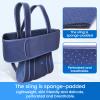Velpeau Arm Sling for Sleep, Shoulder Immobilizer for Women & Men - Very Soft Sling for Rotator Cuff Tear, Fractured, Dislocation, Broken, Postoperative, Fits Left & Right (Blue, L: Bust 39.5-51.3) view 4