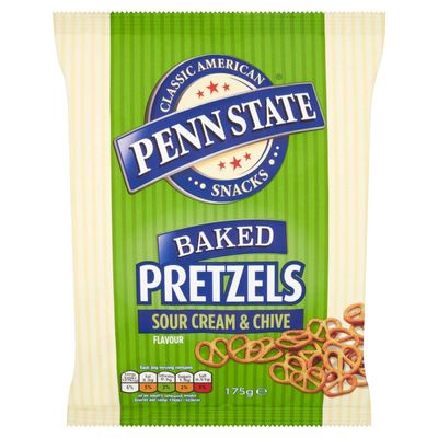 Penn State Pretzels - Sour Cream & Chive (175g) - Pack of 6