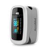 AccuMed CMS-50D1 Fingertip Pulse Oximeter Blood Oxygen Sensor SpO2 for Sports and Aviation. Portable and Lightweight with LED Display, 2 AAA Batteries, Lanyard and Travel Case (White) view 1
