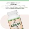 Alpha GPC Choline Brain Supplement for Acetylcholine (60 Count, 600mg Servings) Advanced Memory Formula, Focus and Brain Support, Focus Supplement (Manufactured in The USA) by Double Wood view 4
