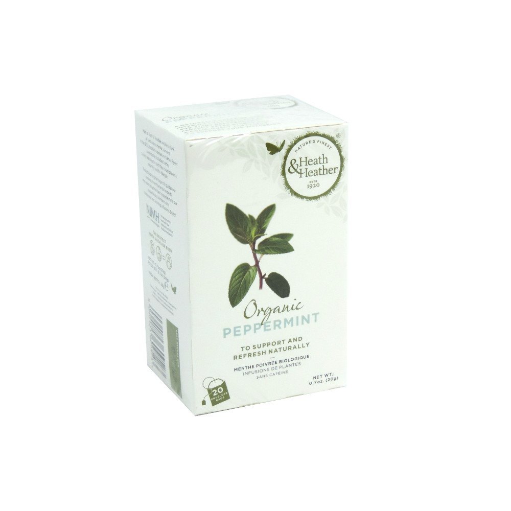 Heath & Heather - Organic - Peppermint - 20g (Case of 6)