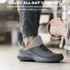 Silicone Heel Protectors for Cracked Heels, Heel Spurs, Plantar Fasciitis - Gel Heel Pads, 4 Pairs, Unisex, Black and White view 3
