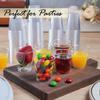 Craft And Party, 1oz 500 pcs Premium Clear Shot Glasses. Disposable Clear Cups for Wine Tasting, Vodka, Whiskey, jelly shot, sample Cups For Party and Gathering. (500, 1oz) view 3