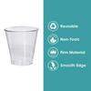Craft And Party, 1oz 500 pcs Premium Clear Shot Glasses. Disposable Clear Cups for Wine Tasting, Vodka, Whiskey, jelly shot, sample Cups For Party and Gathering. (500, 1oz) view 4