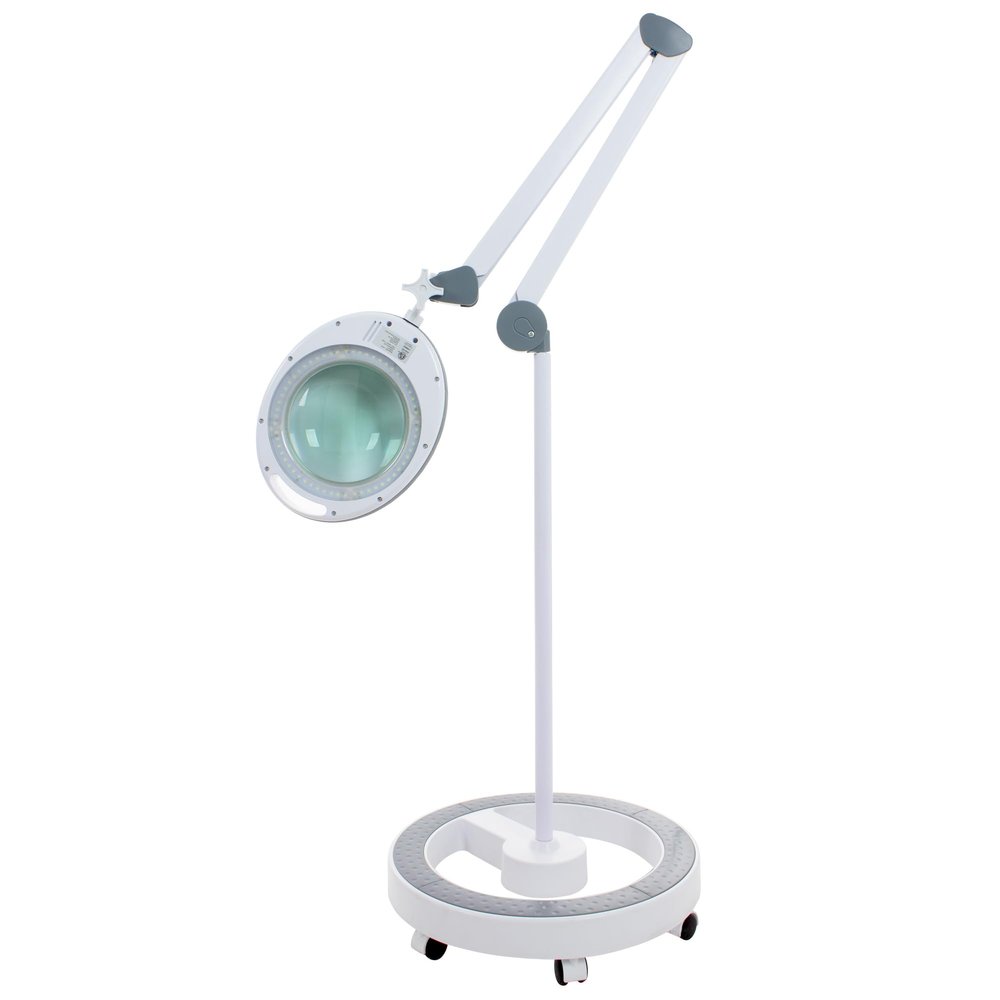 Pro Series Moda LED (5X Diopter) Magnifying Lamp with Large Glass 5.5" Width and Touch Control Brightening Adjustment System
