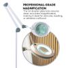 Pro Series Moda LED (5X Diopter) Magnifying Lamp with Large Glass 5.5" Width and Touch Control Brightening Adjustment System view 2