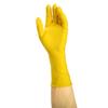 AmerCare Neptune Yellow Household Latex Rubber Gloves for Dishwashing and Cleaning, Extra-Large, Case of 120 Pairs view 2