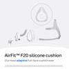 Resmed AirFit F20 Cushion - Full-Face CPAP Mask Cushion Replacement - CPAP Accessories - Large view 2