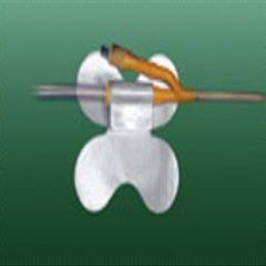 Cath-Secure Plus Catheter Tube Holder, 2-1/2 Inch Long Tab, Butterfly Base, 5445-6 - Box of 50