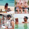 proSPORT Full Lens Reading Sunglasses +2.00 Smoke Lens Gunmetal & Brown Lens Gold Frame NOT BIFOCAL Sun Readers, Semi Rimless Square Frame NOT BIFOCAL view 4