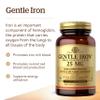 Solgar Gentle Iron 25mg, 90 Vegetable Capsules - Energy, Normal Red Blood Cell Production - Gentle on The Stomach - Non-GMO, Vegan, Gluten Free, Dairy Free, Kosher - 90 Servings view 3