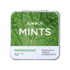 SIMPLY MINTS Natural Peppermint Breath Mints, 6 Pack (180 Pieces), Made With Real Peppermint Oil | Aspartame-Free, Sorbitol-Free, Xylitol-Free, Vegan, Kosher, Non-GMO view 1