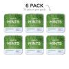 SIMPLY MINTS Natural Peppermint Breath Mints, 6 Pack (180 Pieces), Made With Real Peppermint Oil | Aspartame-Free, Sorbitol-Free, Xylitol-Free, Vegan, Kosher, Non-GMO view 2