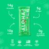 ALOHA Organic Plant Based Protein Bars, Chocolate Mint, 1.98 Oz (Pack of 12) view 3
