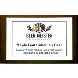 Maple Leaf Canadian Beer, Beer Extract Kits-Quick Kits
