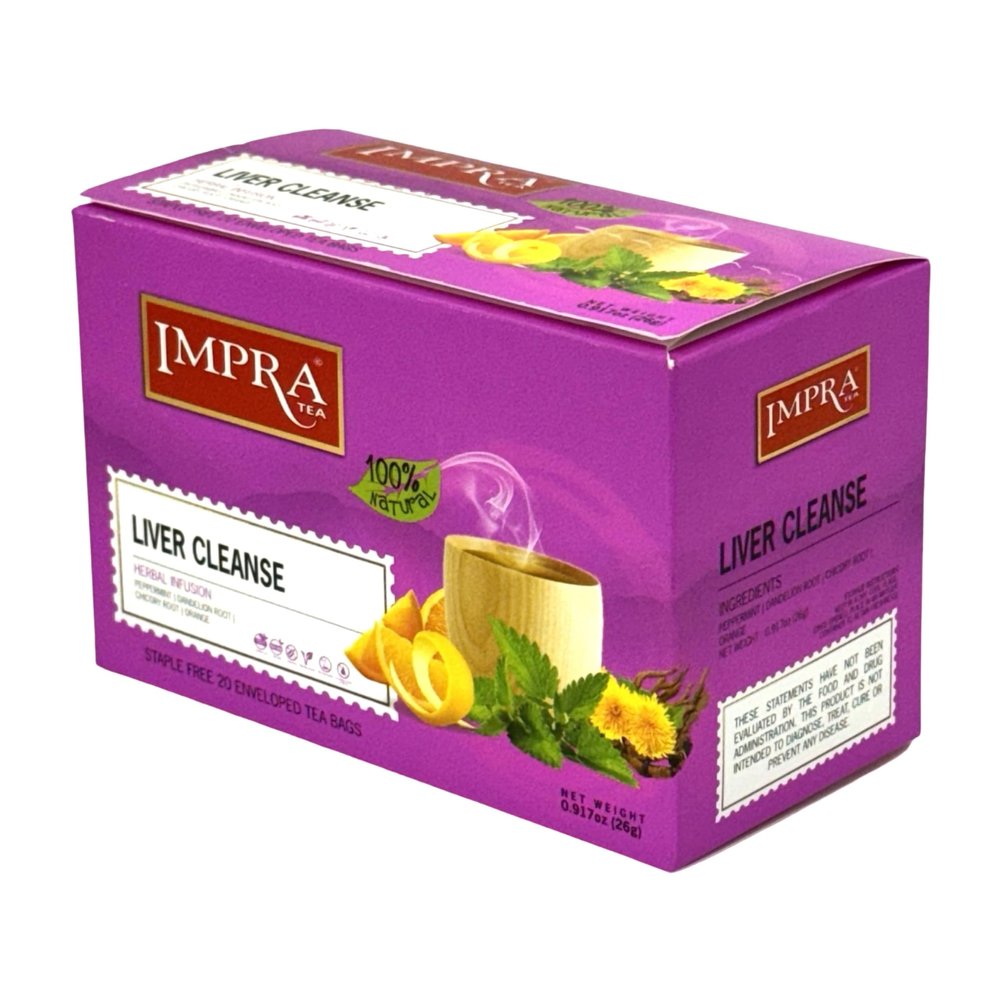 Impra Liver Cleanse, Herbal Tea, 1. 3g /20ct/26 g