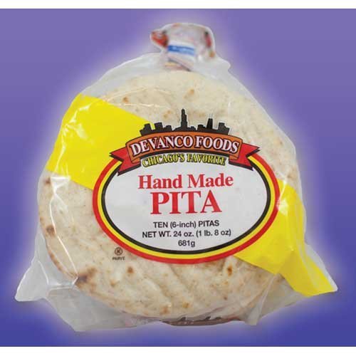 Devanco Pita Bread, 6 inch -- 120 per case.