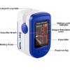 Zacurate 500BL Fingertip Pulse Oximeter Blood Oxygen Saturation Monitor with Batteries Included (Navy Blue) view 2