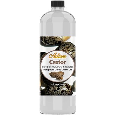 Artizen Pure Castor Oil  Therapeutic Grade Hair, Skin & Body Moisturizer (Bulk 16oz)
