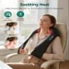 Snailax Shiatsu Neck and Shoulder Massager - Back Massager with Heat, Deep Kneading Electric Massage Pillow for Neck, Back, Shoulder,Foot,Body view 3