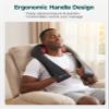 Snailax Shiatsu Neck and Shoulder Massager - Back Massager with Heat, Deep Kneading Electric Massage Pillow for Neck, Back, Shoulder,Foot,Body view 4