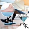 JUMPOW Heel Lifts Inserts Insole - 2 Pack, 3 Layers Height Increase Insole, Adjustable Shoe Lift for Leg Length Discrepancy, Heel Pain, Heel Spurs - Beige view 3