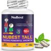 NuBest Tall 10+ Premium Bone Strength Formula, Enhanced Immunity and Overall Health for Age 10+ with Calcium, Vitamin D3, Vitamin K2, and Multivitamins | 60 Capsules | 1 Month Supply view 1