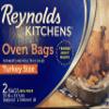 Reynolds Large Clear Disposable Nylon Zipper Food Storage Bags (8 Count, 384 oz Capacity, Rectangular, Meat Storage, Easy Open/Close) view 1