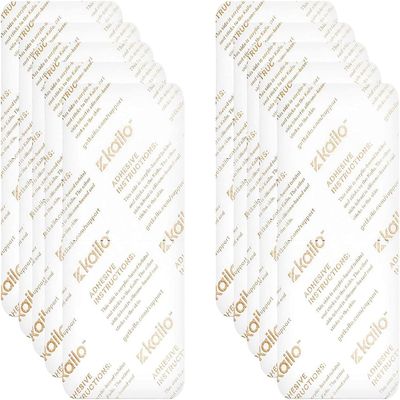Kailo Patch Adhesives - Double-Sided Adhesives for use with The Kailo Patch - Attach one Side to The Patch, The Other to Your Skin - Soft, Sensitive, Repositionable - Pack of 10