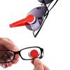 12 Pcs Mini Sun Glasses Eyeglass Microfiber Spectacles Cleaner Soft Brush Cleaning Tool Mini Microfiber Glasses Eyeglasses Cleaner Cleaning Clip (Random Color) view 2