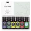 Edens Garden Energy & Focus Essential Oils 6 Set  100% Pure Therapeutic Grade, Undiluted Blends For Clarity, Motivation & Mental Boost  No Fragrance Oil, Perfect For Diffuser & Office, 10 ml/ 6 Pack view 1