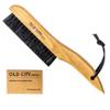 Clothes Brush Garment Brush-USA-Lint Brushes for Clothes, Lint Remover for Clothes 100% Boar Bristle Men's Wool Suit Brush, Suede, Furniture and Upholstery, Hat Brush view 1