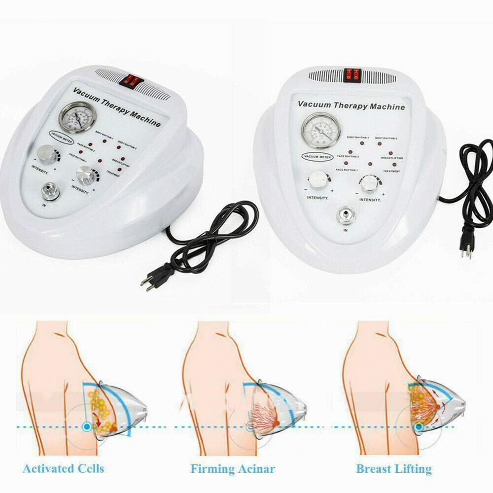 Breast Hip Enlarge Massager & Body Cupping Scraping Machine for Chest Enhance Enlargement Promote Body Blood Circulation Eliminate Toxin Multi-Function Anti-Pressure Slimming Machine