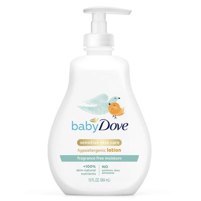 Baby Dove Sensitive Moisture Face and Body Lotion 13 oz(Pack of 4)