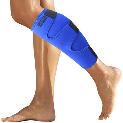 ROXOFIT Calf Brace for Torn Calf Muscle and Shin Splint Pain Relief - Adjustable Neoprene Compression Support Wrap for Men and Women